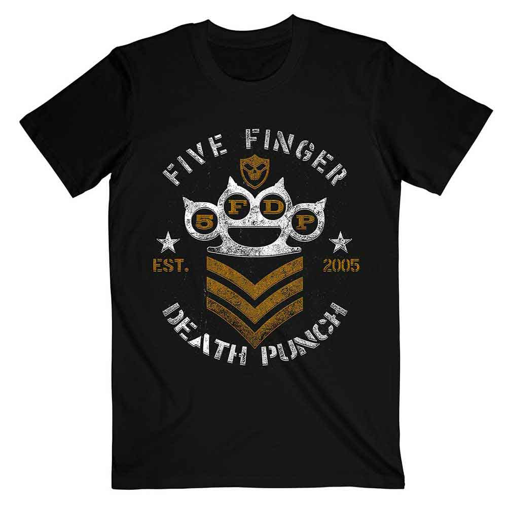Five Finger Death Punch - Chevron - T-Shirt Black