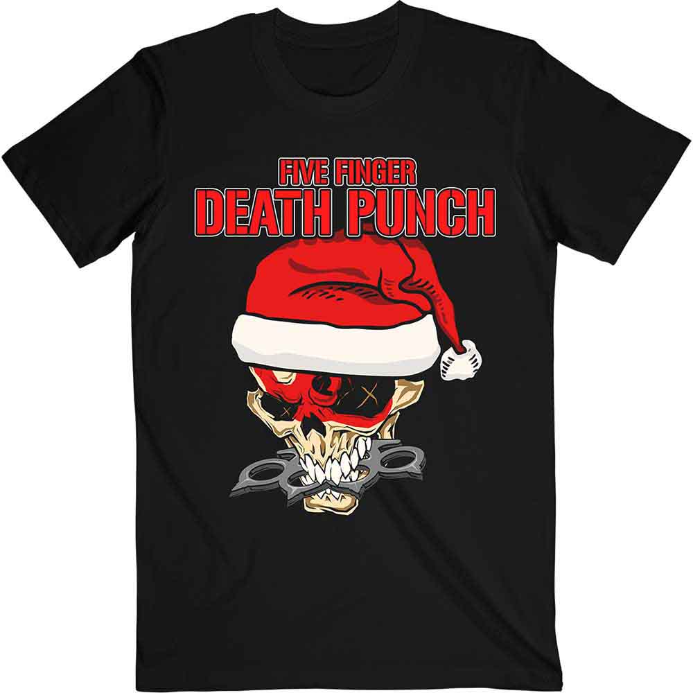 Five Finger Death Punch - Santa Knucklehead - T-Shirt Black