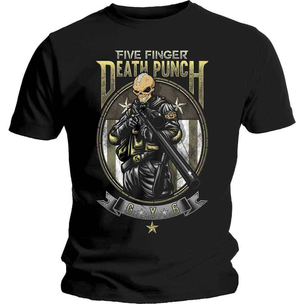 Five Finger Death Punch - Sniper - T-Shirt Black