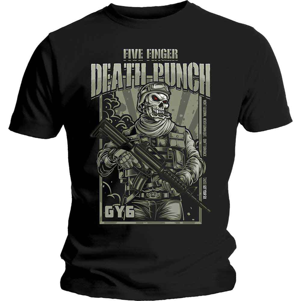 Five Finger Death Punch - War Soldier - T-Shirt Black