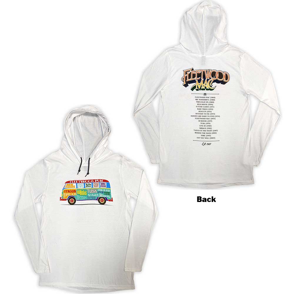 Fleetwood Mac - Albums Bus Lightweight - Sweatshirt White
