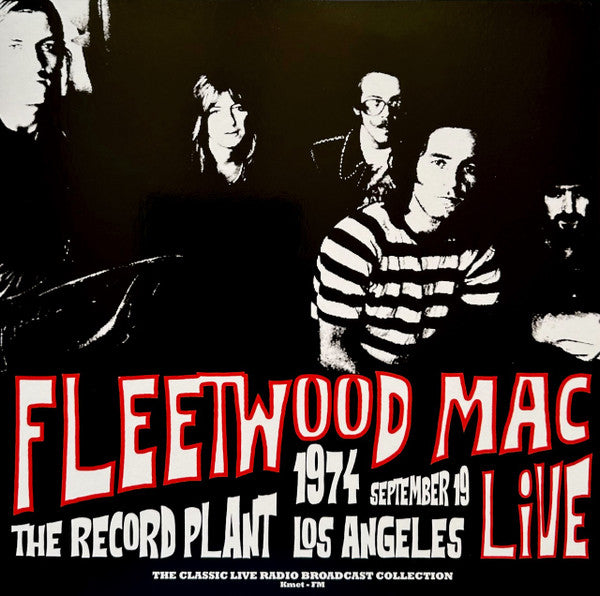 Fleetwood Mac - Live at the Record Plant, Los Angeles: September 19, 1974 (Limited Edition, Red Colored Vinyl) [Import] - Vinyl