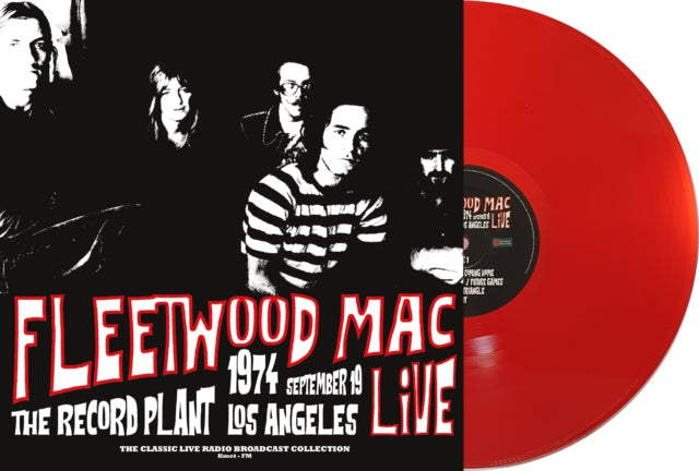 Fleetwood Mac - Live at the Record Plant, Los Angeles: September 19, 1974 (Limited Edition, Red Colored Vinyl) [Import] - Vinyl