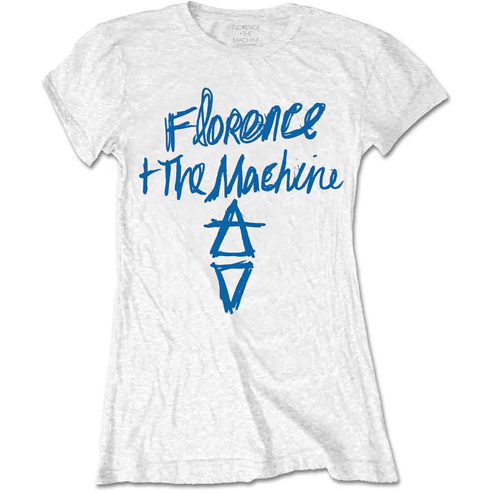 Florence & The Machine - Hand Drawn Logo - T-Shirt White