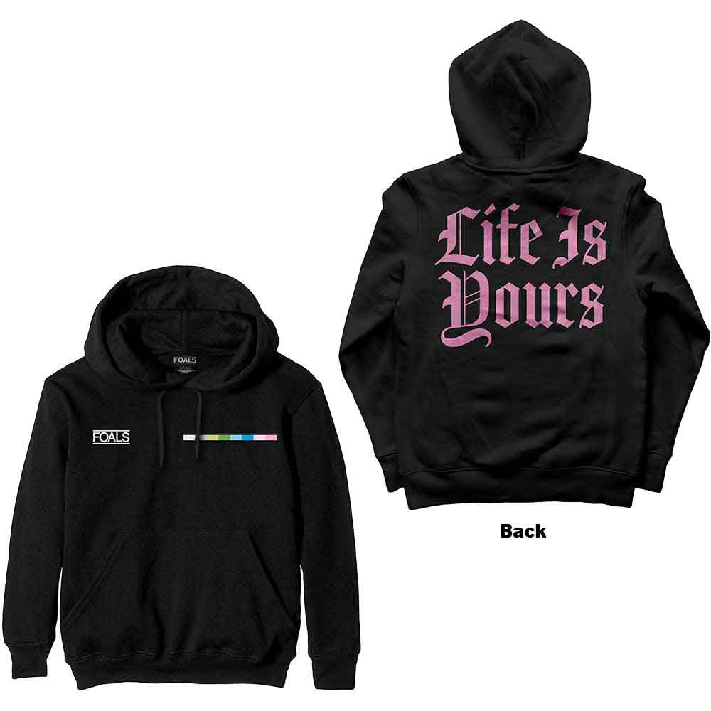 Foals - Life Is Yours Text - Sweatshirt Black