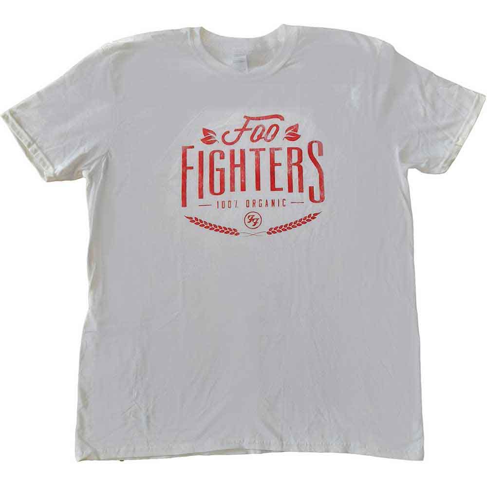 Foo Fighters - 100% Organic - T-Shirt White