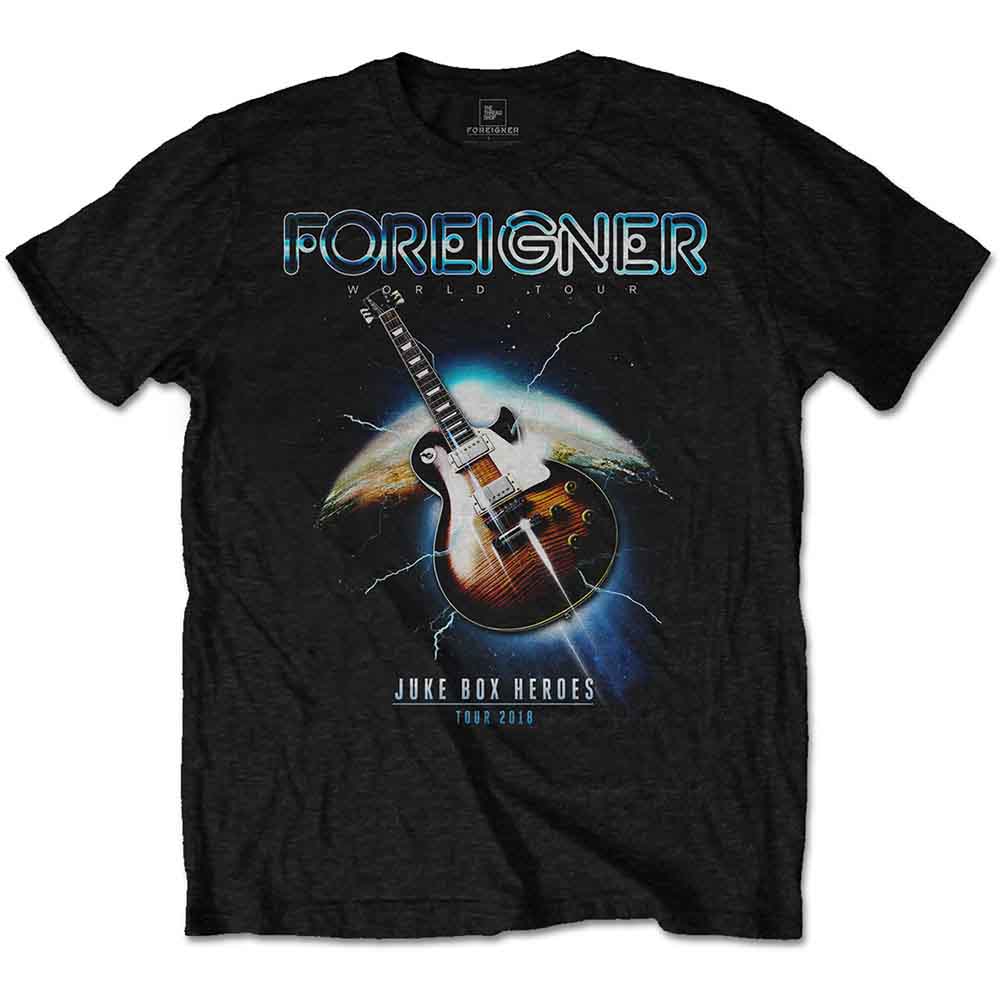 Foreigner - Juke Box Heroes - T-Shirt Black