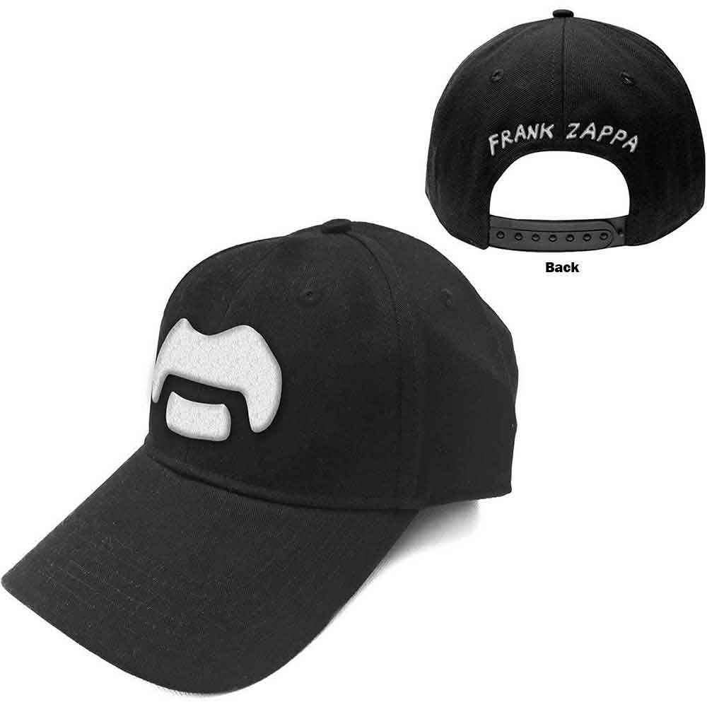 Frank Zappa - White Moustache - Hat Black