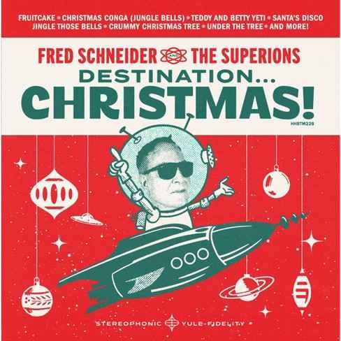 Fred Schneider & the Superions - Destination Christmas (Indie Exclusive, Red Vinyl) - Vinyl