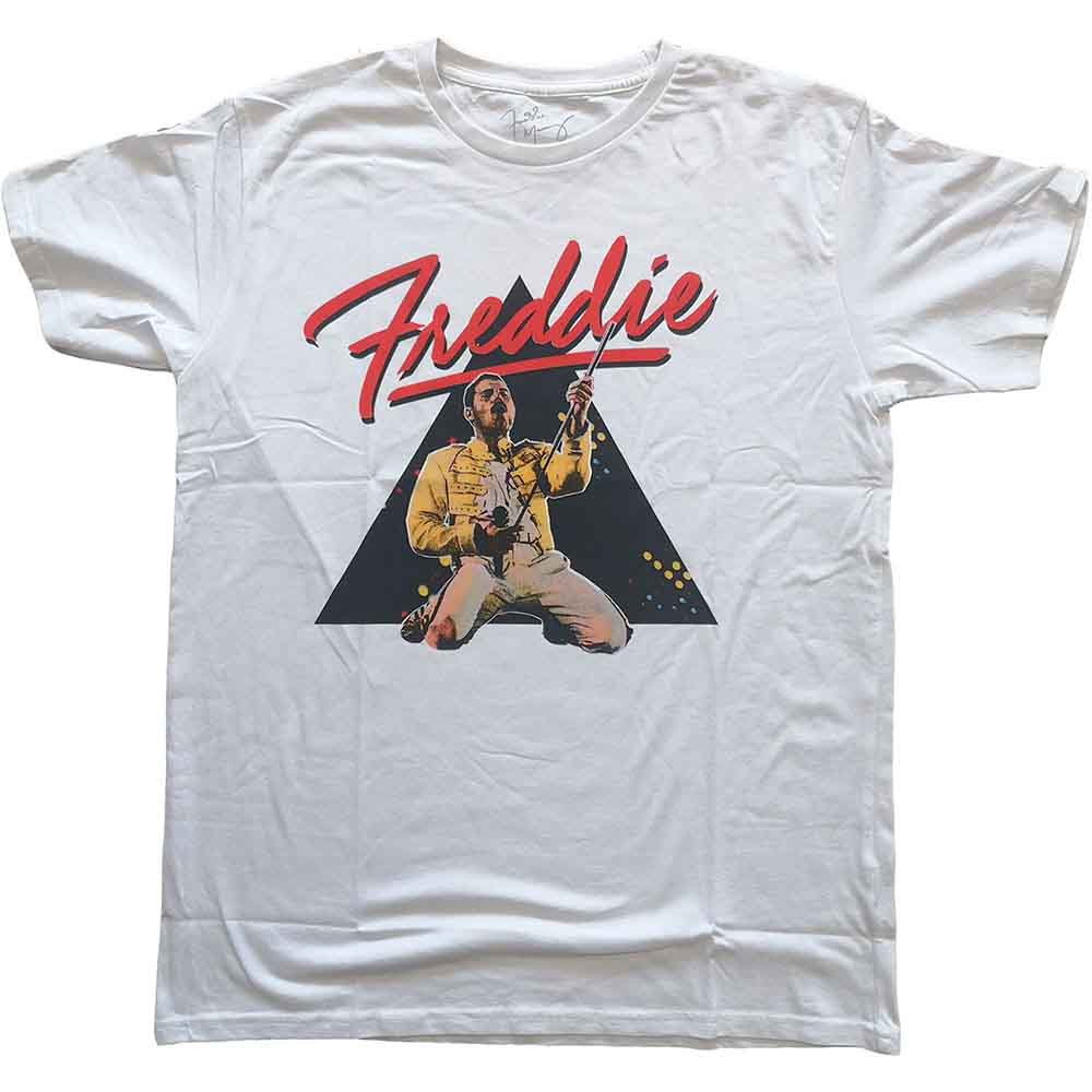 Freddie Mercury - Triangle - T-Shirt White