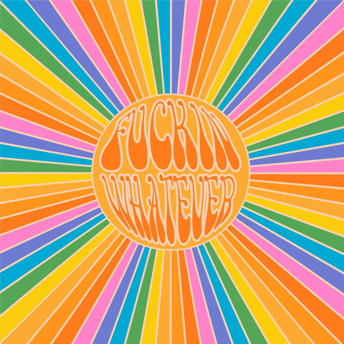 Fuckin Whatever - Fuckin Whatever (Yellow W/ Blue Splatter Vinyl) - Vinyl