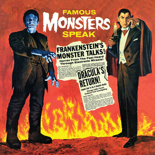 Gabriel Dell - Famous Monsters Speak (Colored Vinyl, Red, Black) - Vinyl
