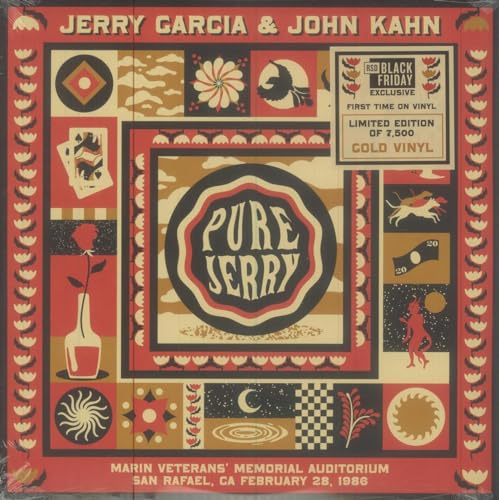 Garcia, Jerry & John Kahn - Pure Jerry: Marin Veterans Memorial Auditorium, San Rafael, CA - February 28, 1986 (RSD11.24.23) - Vinyl