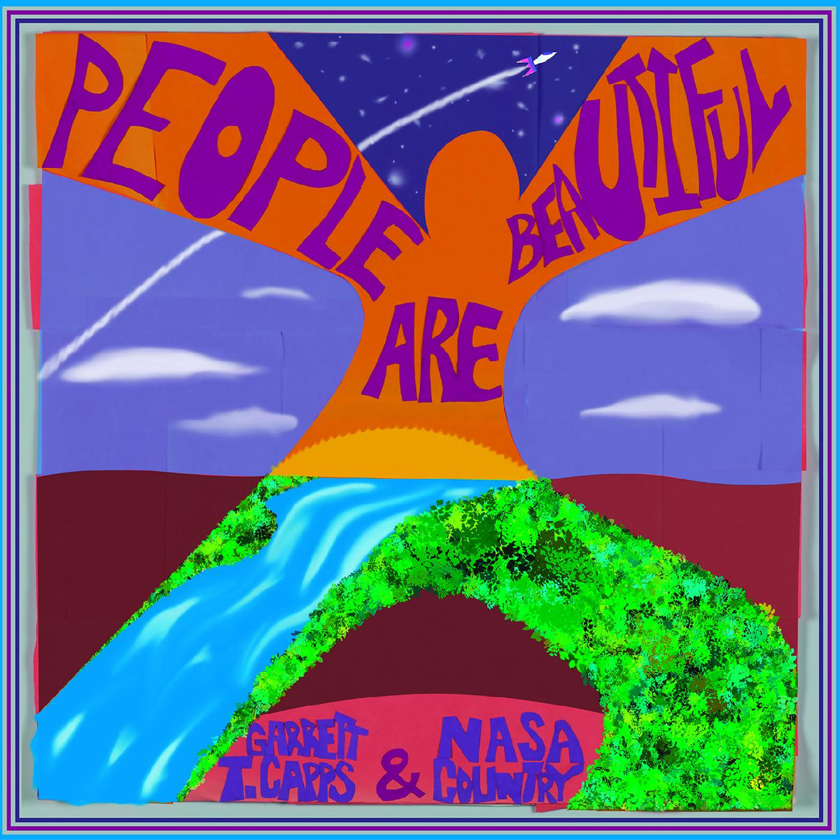 Garrett T. Capps - People Are Beautiful (BABY BLUE VINYL) - Vinyl