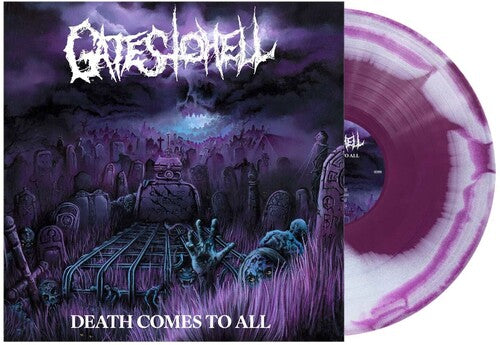 Gates to Hell - Death Comes to All (Limited Edition, Purple & White Swirl Colored Vinyl) - Vinyl