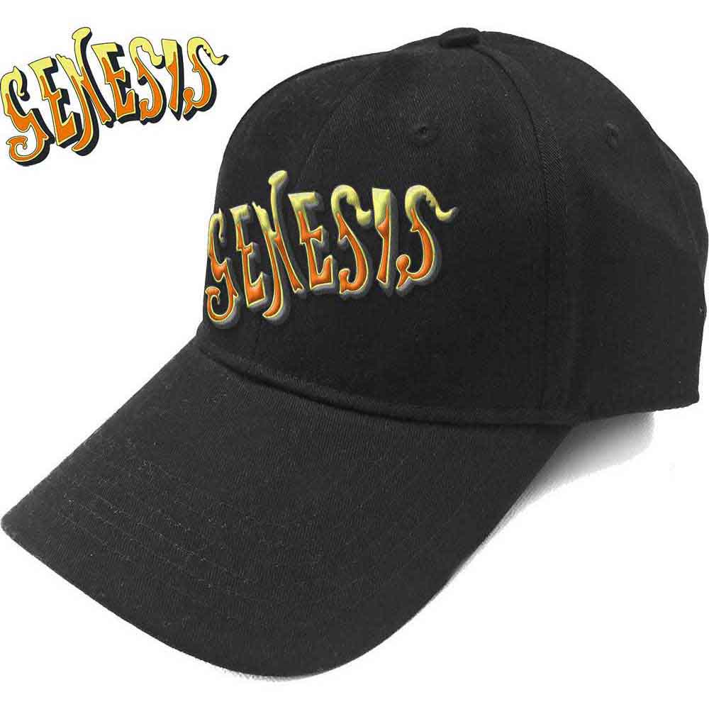 Genesis - Orange Classic Logo - Hat Black