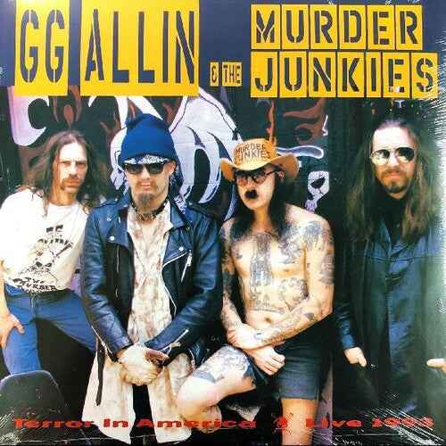GG Allin & The Murder Junkies - Terror In America (Limited Edition, Clear Vinyl, Green) - Vinyl