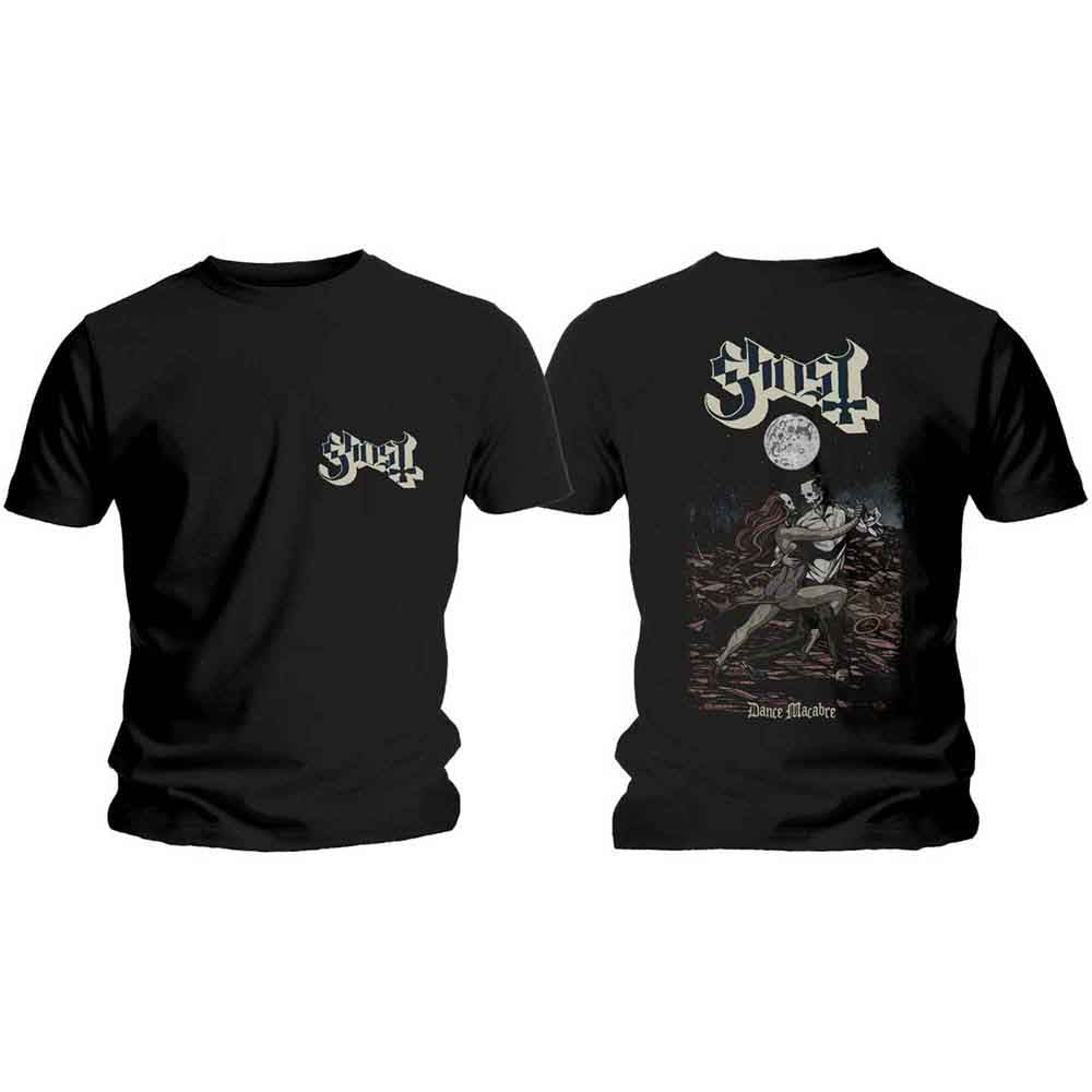 Ghost - Dance Macabre Cover & Logo - T-Shirt Black