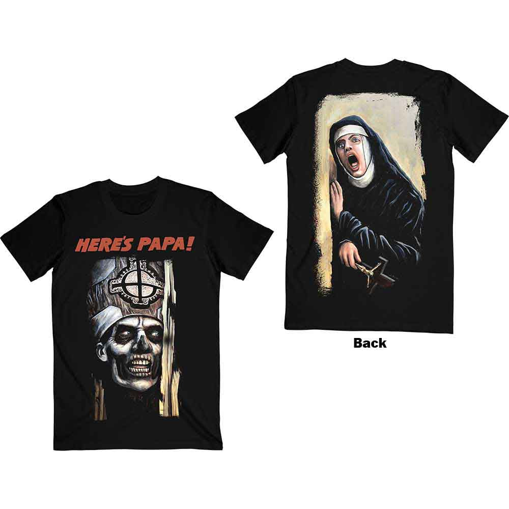 Ghost - Here's Papa - T-Shirt Black