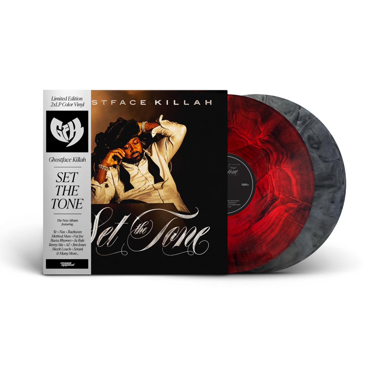 Ghostface Killah - Set The Tone (Guns & Roses) (Red & Black Marble Colored Vinyl) (2 Lp) - Vinyl