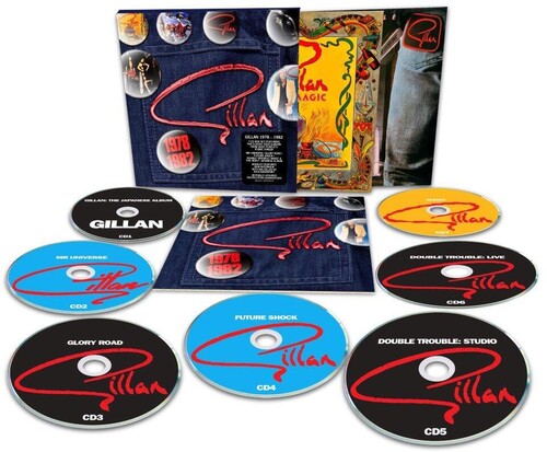 Gillan - 1978-1982 - Deluxe Boxset (Boxed Set) 7 Cd's) - CD