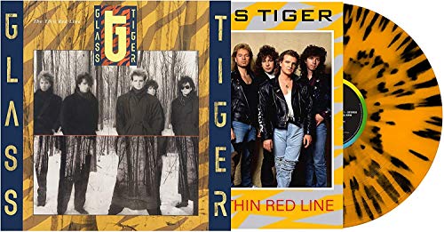 Glass Tiger - Thin Red Line [Tiger Striped Colored Vinyl] [Import] - Vinyl