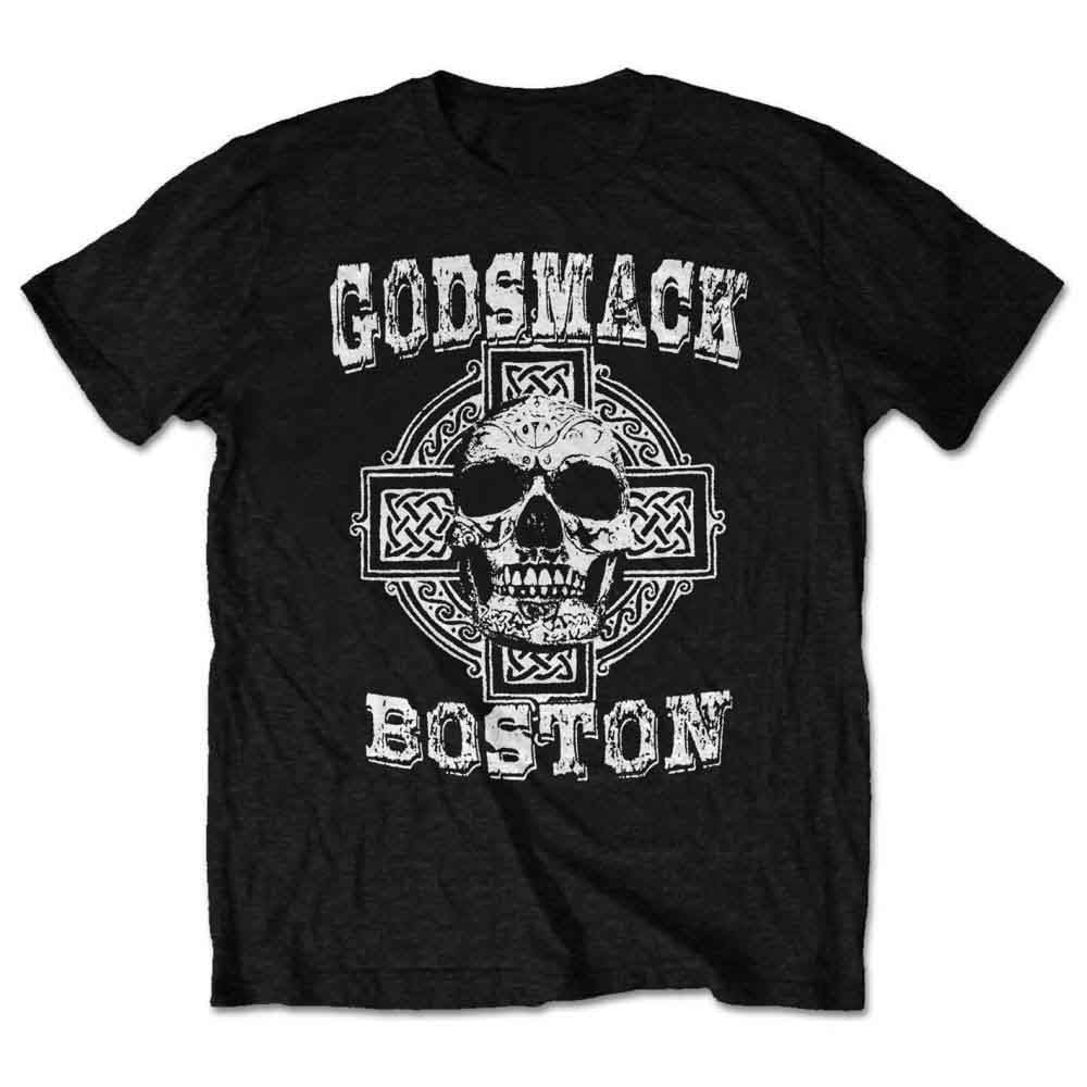 Godsmack - Boston Skull - T-Shirt Black