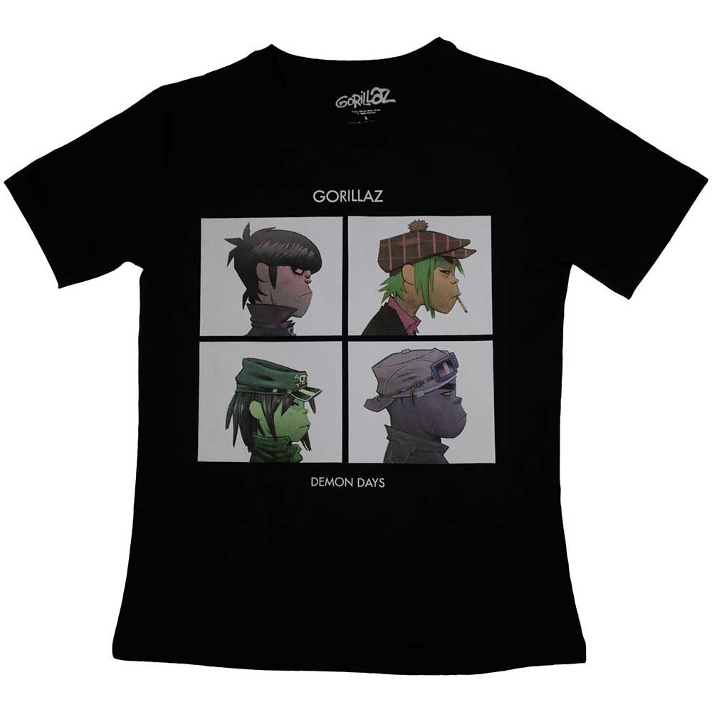 Gorillaz - Demon Days - T-Shirt Black
