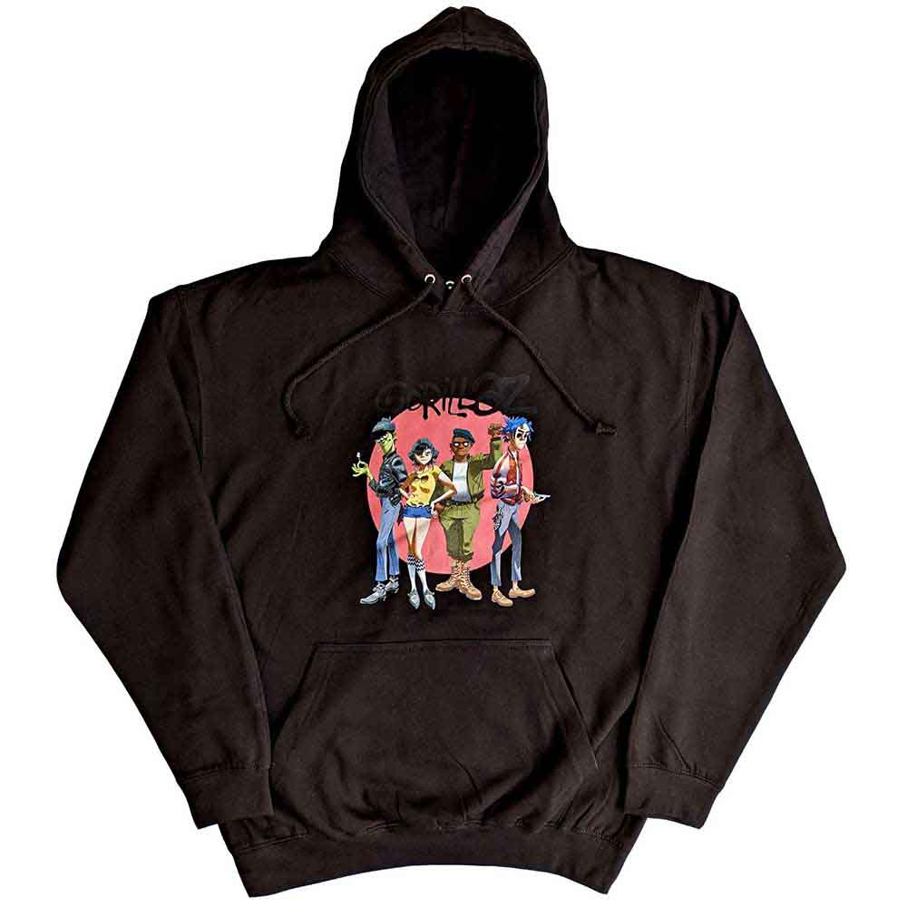 Gorillaz - Group Circle Rise - Sweatshirt Black