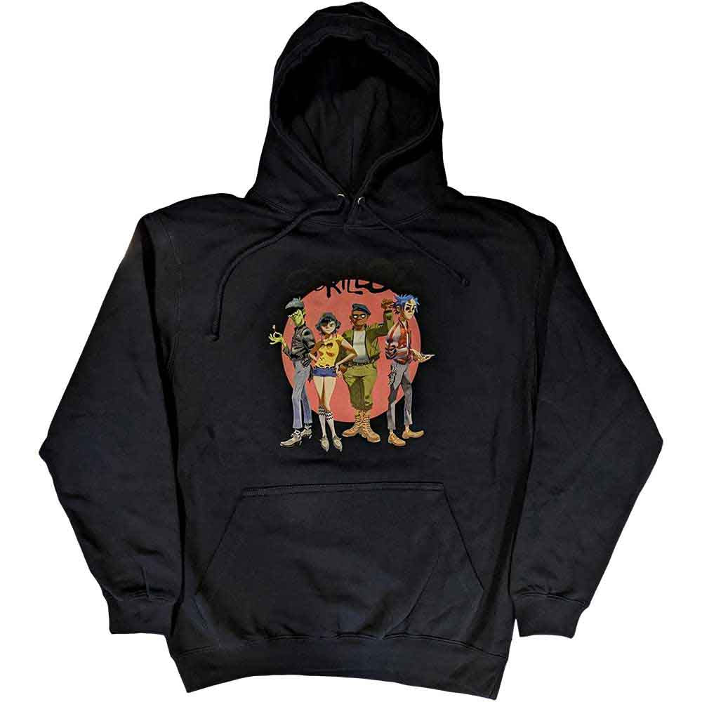 Gorillaz - Group Circle Rise - Sweatshirt Blue