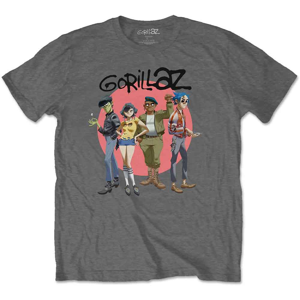 Gorillaz - Group Circle Rise - Grey