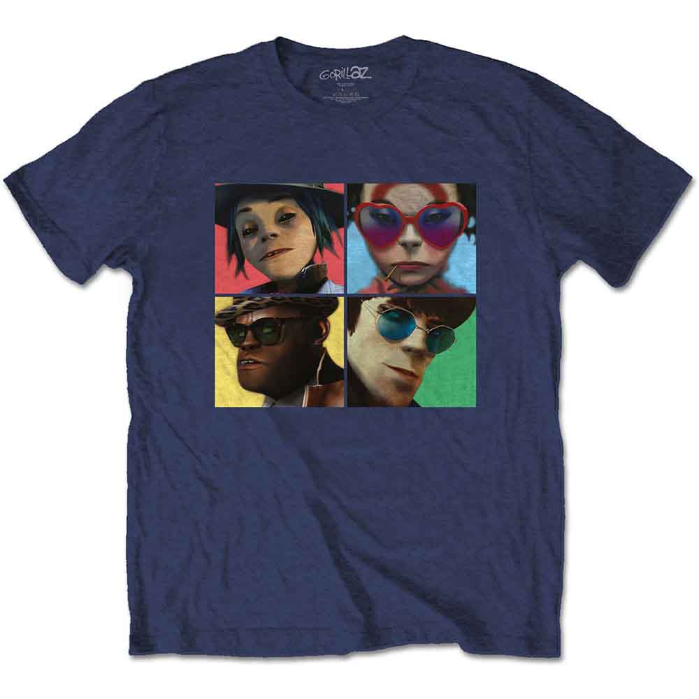 Gorillaz - Humanz - T-Shirt Blue