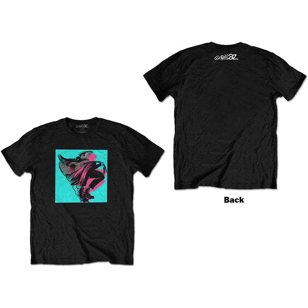 Gorillaz - Now Now Logo - T-Shirt Black