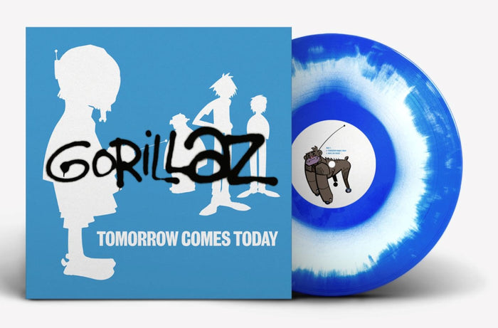Gorillaz - Tomorrow Comes Today Ep (White/Blue Color-In-Color Vinyl) - Vinyl
