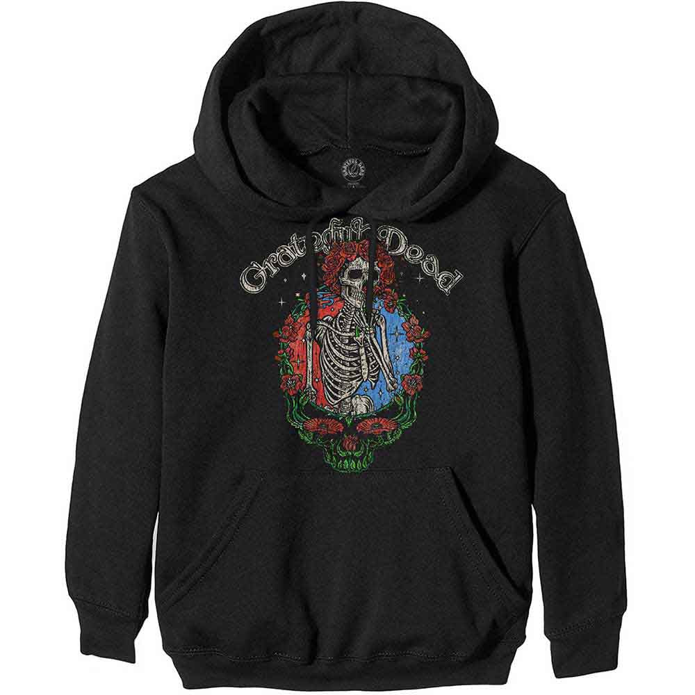 Grateful Dead - Floral Stealie - Sweatshirt Black