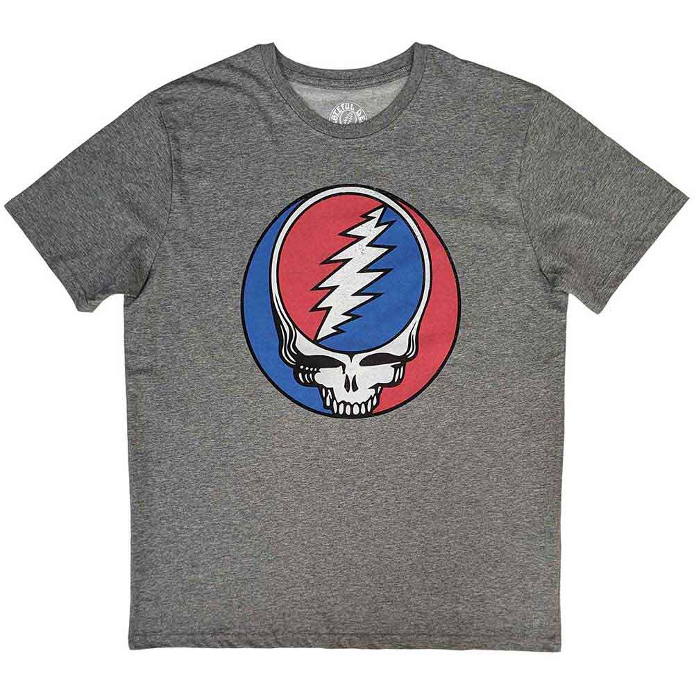 Grateful Dead - Steal Your Face Classic - T-Shirt Grey