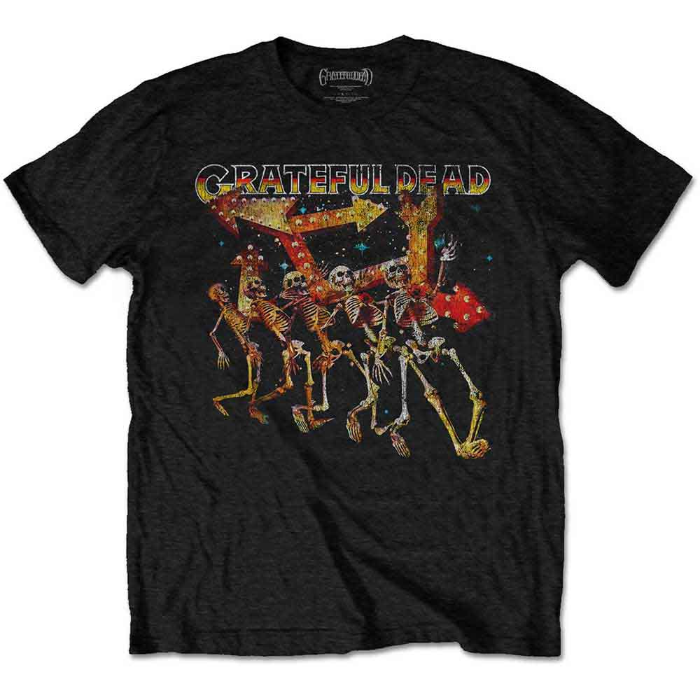 Grateful Dead - Truckin' Skellies Vintage - T-Shirt Black