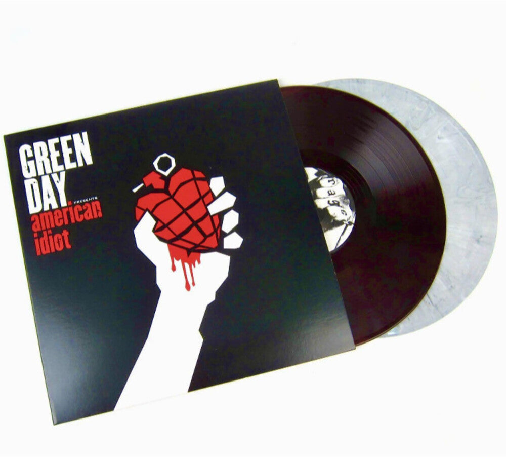 Green Day - American Idiot (Limited Edition) ( Red with Black swirl/ White with Black swirl [Import] (2 Lp's) - Vinyl