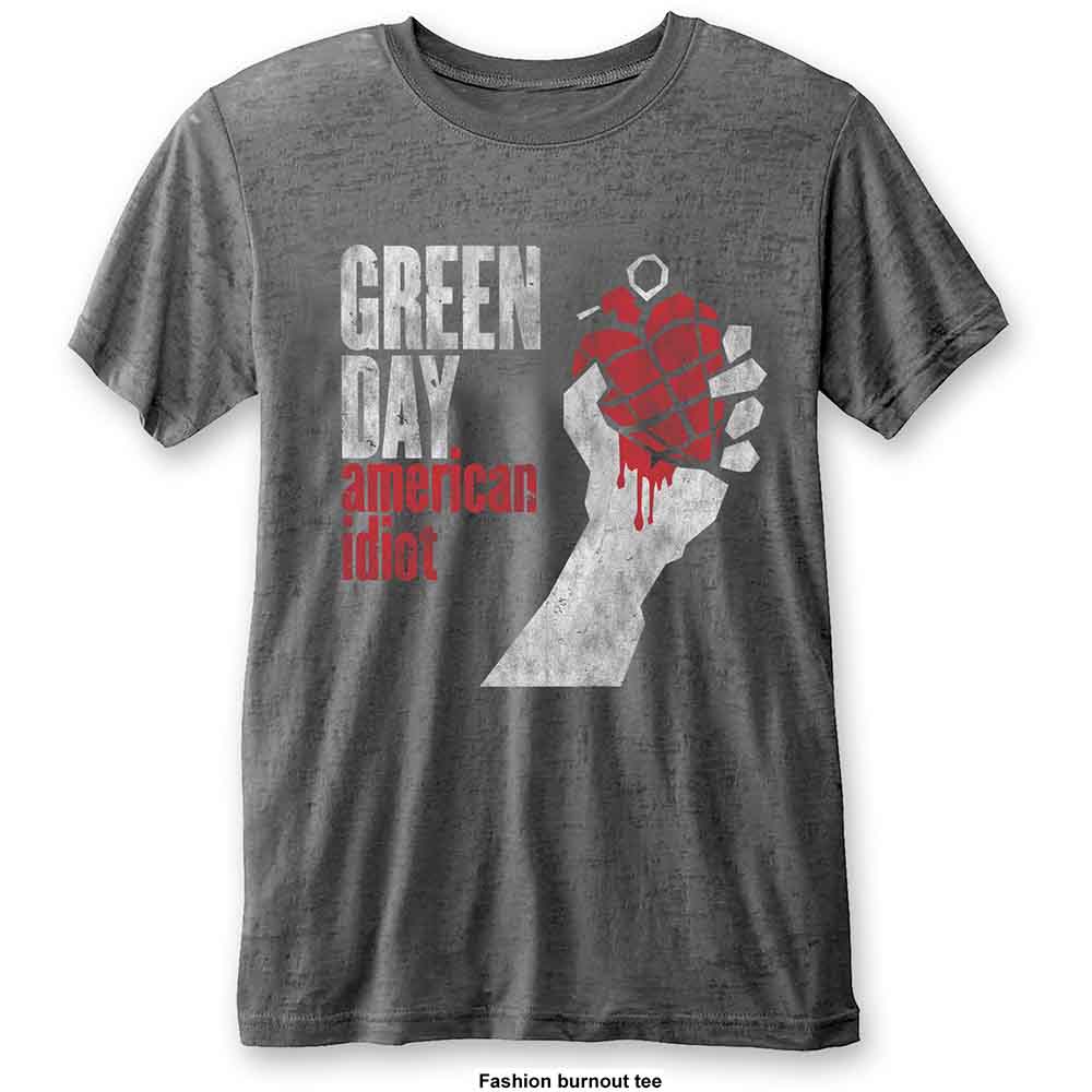 Green Day - American Idiot Vintage - T-Shirt Grey