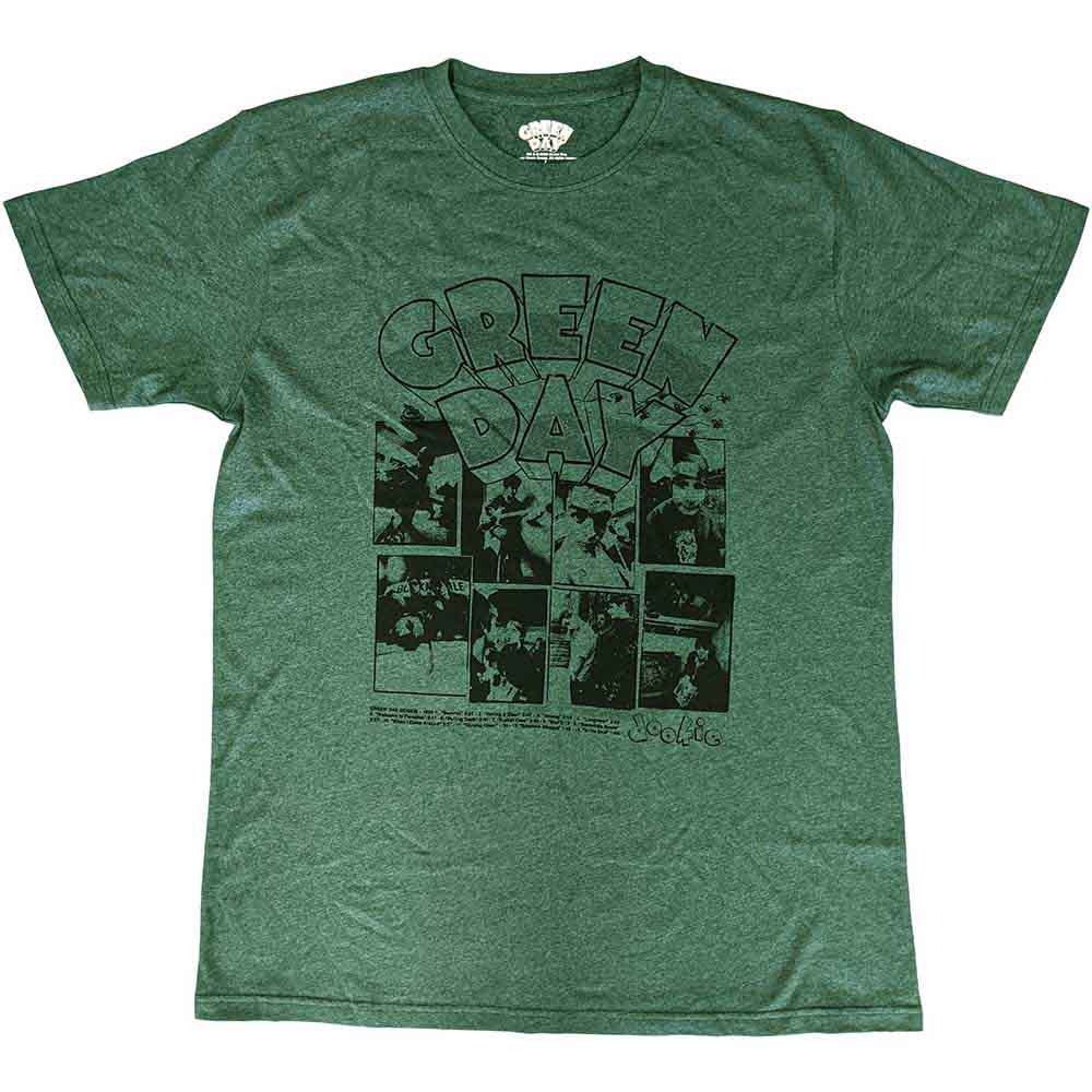 Green Day - Dookie Frames - T-Shirt Green