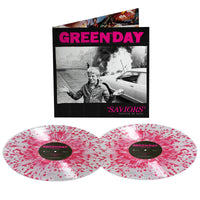 Green Day - Saviors [Explicit Content] (Indie Exclusive, Deluxe Edition, Clear W/ Hot Pink Splatter Colored Vinyl) (2Lp) - Vinyl