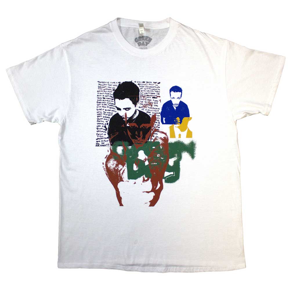 Green Day - Spray Paint - White