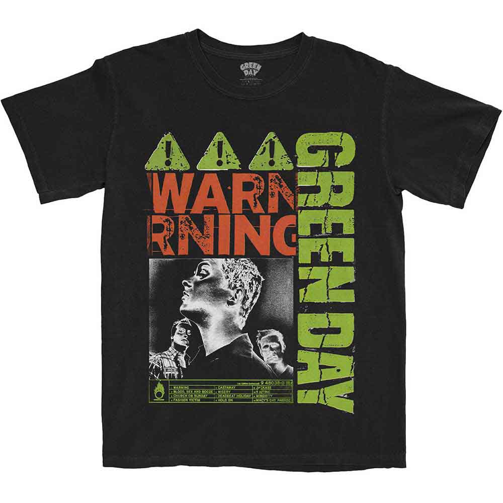 Green Day - Warning - T-Shirt Black