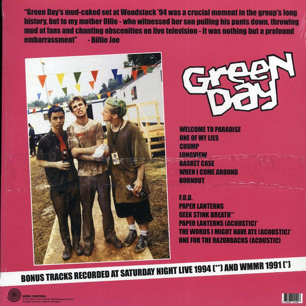 Green Day - Woodstock 1994: US T.V. Broadcast (Bonus Tracks) [Import] - Vinyl