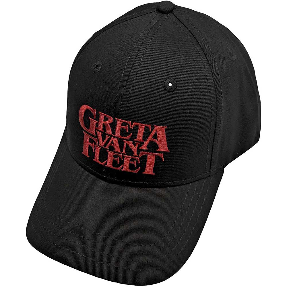 Greta Van Fleet - Red Logo - Black
