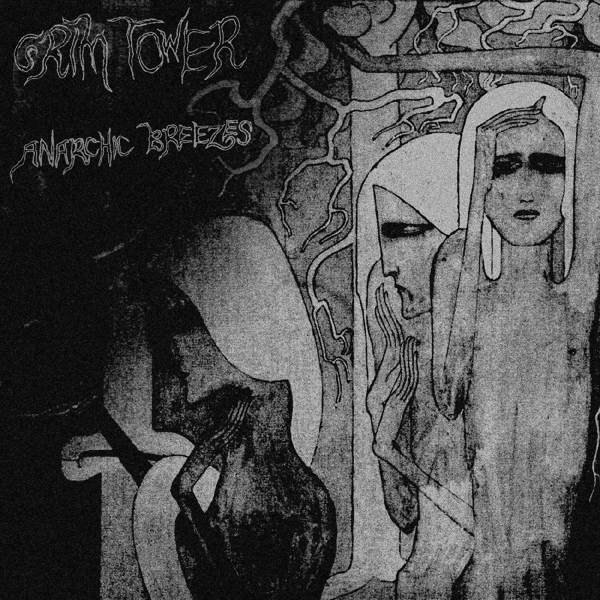Grim Tower - Anarchic Breezes (WHITE MARBLE VINYL) - Vinyl