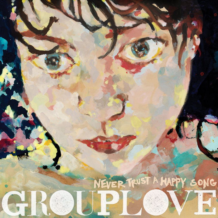 GROUPLOVE - Never Trust a Happy Song (Bone Vinyl) (ATL75) - Vinyl