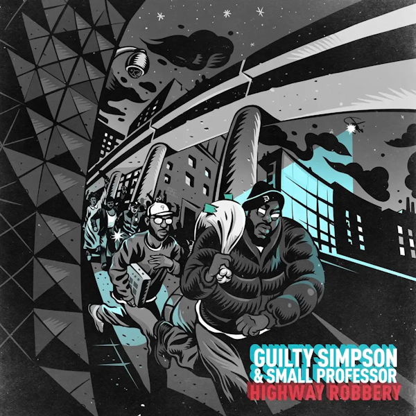 Guilty Simpson & Small Professor - Highway Robbery (Indie Exclusive, Colored Vinyl, Ghostly Teal) - Vinyl