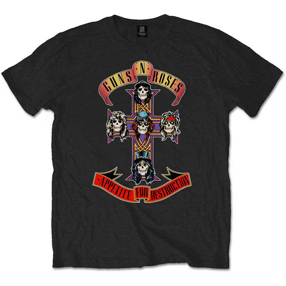Guns N' Roses - Appetite for Destruction - T-Shirt Black