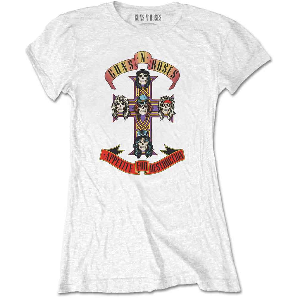 Guns N' Roses - Appetite for Destruction - T-Shirt White